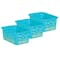 Teacher Created Resources® Small Confetti Plastic Storage Bin, 3ct.